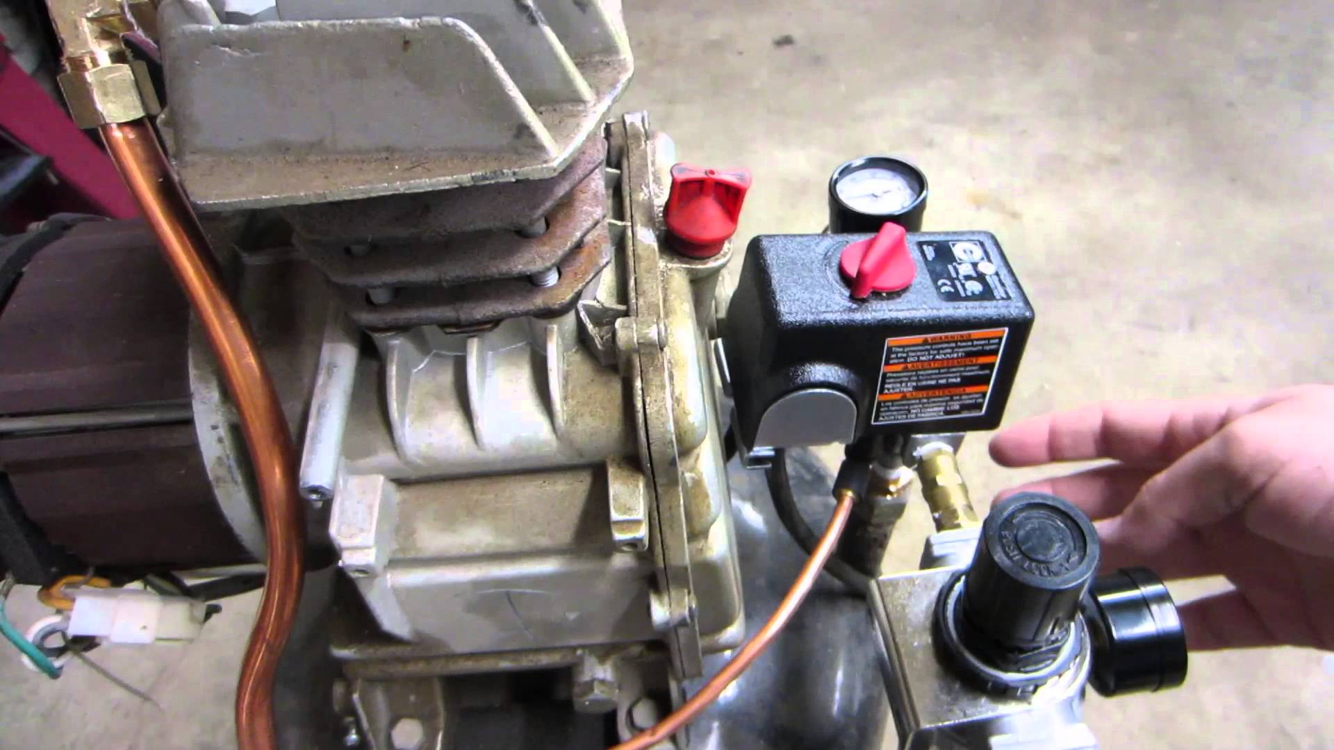 gas powered air compressor repair near me