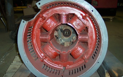 SA250 Stator - Front View - After